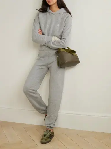ÉTERNE Cotton And Modal-blend Jersey Tapered Track Pants | Thumbnail 2 ÉTERNE Cotton And Modal-blend Jersey Tapered Track Pants | Thumbnail 2