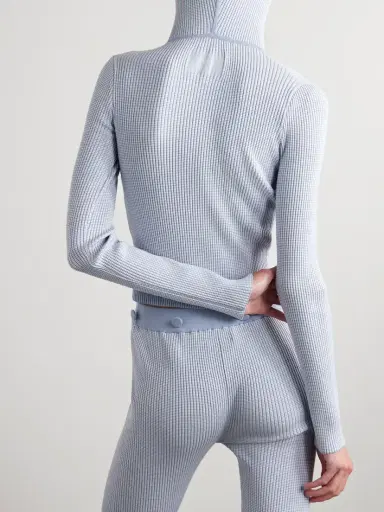 Guest In Residence Speed Skate Ribbed Striped Merino Wool-blend Hoodie | Thumbnail 4 Guest In Residence Speed Skate Ribbed Striped Merino Wool-blend Hoodie | Thumbnail 4