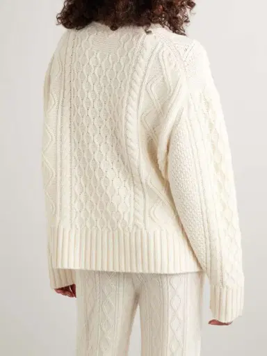 Guest In Residence Cable-knit Wool And Cashmere-blend Turtleneck Sweater | Thumbnail 3 Guest In Residence Cable-knit Wool And Cashmere-blend Turtleneck Sweater | Thumbnail 3