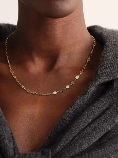 JIA JIA Gold Diamond Necklace | Thumbnail 2 JIA JIA Gold Diamond Necklace | Thumbnail 2