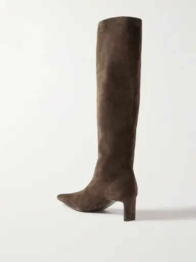 Khaite Ona Suede Knee Boots | Thumbnail 3 Khaite Ona Suede Knee Boots | Thumbnail 3