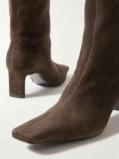 Khaite Ona Suede Knee Boots | Thumbnail 4 Khaite Ona Suede Knee Boots | Thumbnail 4