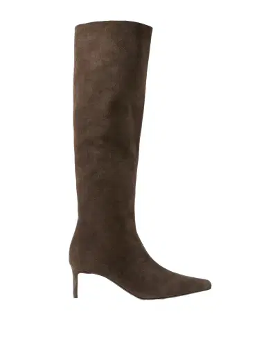 Khaite Ona Suede Knee Boots | Thumbnail 1 Khaite Ona Suede Knee Boots | Thumbnail 1