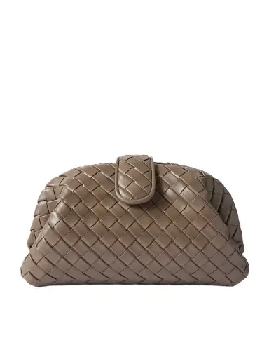 Bottega Veneta Lauren 1980 Small Intrecciato Leather Clutch | Thumbnail 1 Bottega Veneta Lauren 1980 Small Intrecciato Leather Clutch | Thumbnail 1