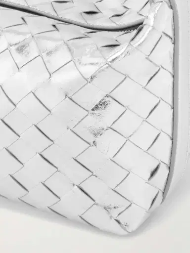 Bottega Veneta Wallace Mini Intrecciato Metallic Leather Shoulder Bag | Thumbnail 4 Bottega Veneta Wallace Mini Intrecciato Metallic Leather Shoulder Bag | Thumbnail 4