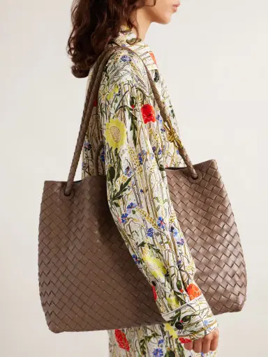 Bottega Veneta Andiamo Large Embellished Intrecciato Leather Tote | Thumbnail 2 Bottega Veneta Andiamo Large Embellished Intrecciato Leather Tote | Thumbnail 2