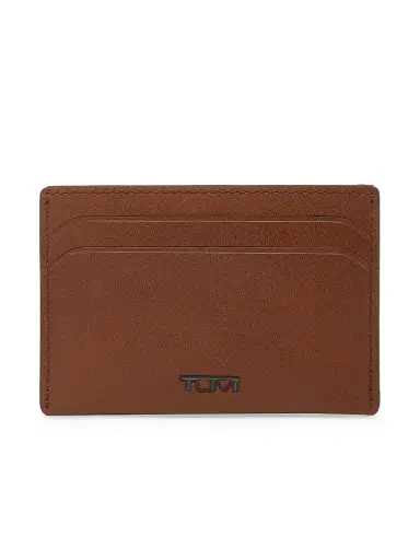 TUMI Men's Nassau Slim Leather Card Case | Thumbnail 1 TUMI Men's Nassau Slim Leather Card Case | Thumbnail 1