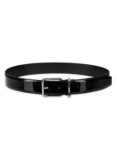 Christian Louboutin Men's Chambeliss Belt - Black - Size 46 | Thumbnail 2 Christian Louboutin Men's Chambeliss Belt - Black - Size 46 | Thumbnail 2