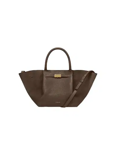 DeMellier Women's Midi New York Leather Tote Bag - Mocha Grain | Thumbnail 1 DeMellier Women's Midi New York Leather Tote Bag - Mocha Grain | Thumbnail 1