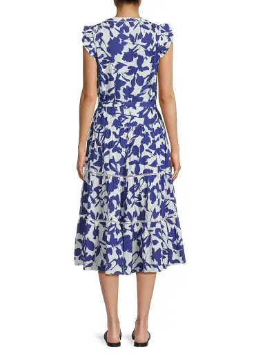 Change of Scenery Women's Emily Leaf Cotton Tie-Waist Shirtdress | Thumbnail 5 Change of Scenery Women's Emily Leaf Cotton Tie-Waist Shirtdress | Thumbnail 5