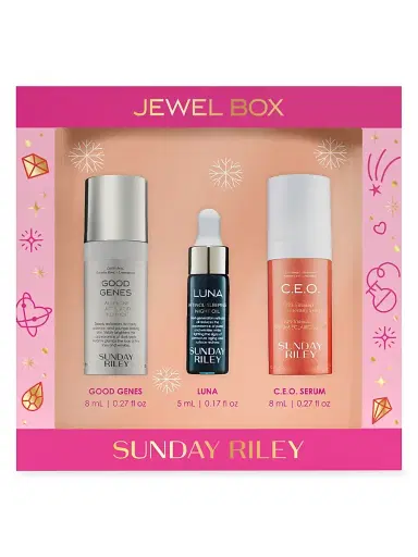 Sunday Riley Women's Jewel Box Luxury Travel 3-Piece Set | Thumbnail 1 Sunday Riley Women's Jewel Box Luxury Travel 3-Piece Set | Thumbnail 1