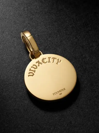 Foundrae Vivacity 18-Karat Gold, Enamel and Diamond Pendant - Men | Thumbnail 3 Foundrae Vivacity 18-Karat Gold, Enamel and Diamond Pendant - Men | Thumbnail 3