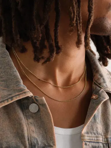 Alex Moss New York 20-inch 14-Karat Gold Ball Chain Necklace - Men | Thumbnail 5 Alex Moss New York 20-inch 14-Karat Gold Ball Chain Necklace - Men | Thumbnail 5