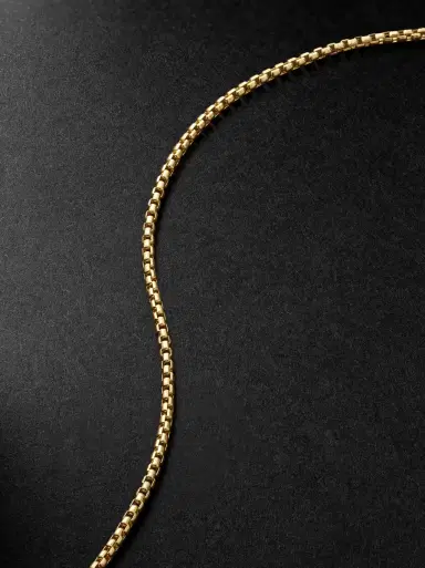 Alex Moss New York 20-inch 14-Karat Gold Box Chain Necklace - Men | Thumbnail 4 Alex Moss New York 20-inch 14-Karat Gold Box Chain Necklace - Men | Thumbnail 4