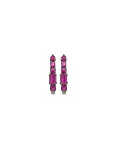 Wish Fine Jewelry 2.50ct Ruby 18K Gold Suspender Bar Earrings | Thumbnail 1 Wish Fine Jewelry 2.50ct Ruby 18K Gold Suspender Bar Earrings | Thumbnail 1