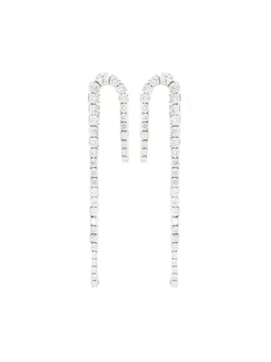 Wish Fine Jewelry 3.27ct Diamond 14K Gold Linear Cascade Earrings | Thumbnail 1 Wish Fine Jewelry 3.27ct Diamond 14K Gold Linear Cascade Earrings | Thumbnail 1