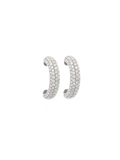 Wish Fine Jewelry 3.34cts Diamond 18K Gold Suspender Bar Earrings | Thumbnail 3 Wish Fine Jewelry 3.34cts Diamond 18K Gold Suspender Bar Earrings | Thumbnail 3