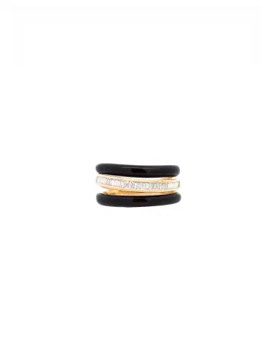 Wish Fine Jewelry 3.9ct Onyx Diamond 14K Gold Ring | Thumbnail 2 Wish Fine Jewelry 3.9ct Onyx Diamond 14K Gold Ring | Thumbnail 2