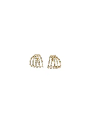 Wish Fine Jewelry ct Diamond 18K Gold Fire Flames Climber Earrings | Thumbnail 2 Wish Fine Jewelry ct Diamond 18K Gold Fire Flames Climber Earrings | Thumbnail 2