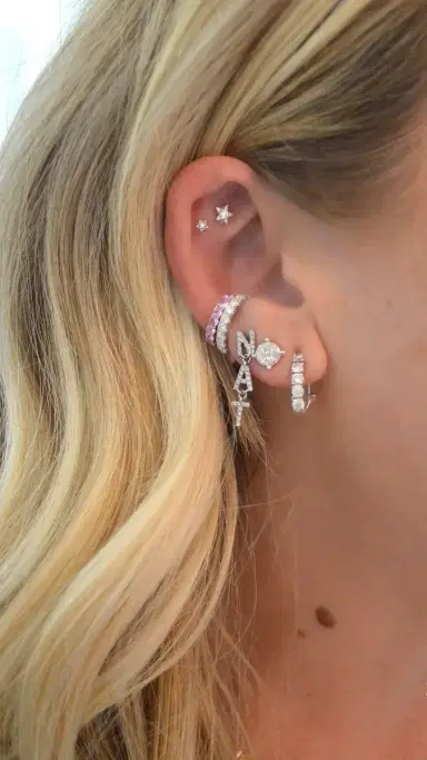 Wish Fine Jewelry Personalized Diamond 18K Gold Single Dangle Drop Earrings | Thumbnail 9 Wish Fine Jewelry Personalized Diamond 18K Gold Single Dangle Drop Earrings | Thumbnail 9