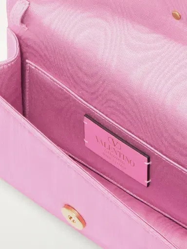Valentino Garavani Locò Embellished Moire Clutch | Thumbnail 5 Valentino Garavani Locò Embellished Moire Clutch | Thumbnail 5