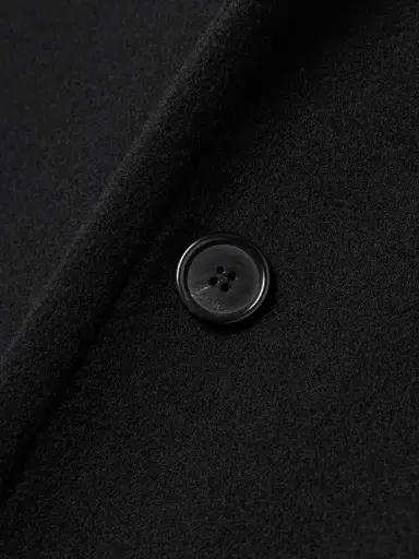 Loewe Leather-trimmed Wool-felt Coat | Thumbnail 5 Loewe Leather-trimmed Wool-felt Coat | Thumbnail 5
