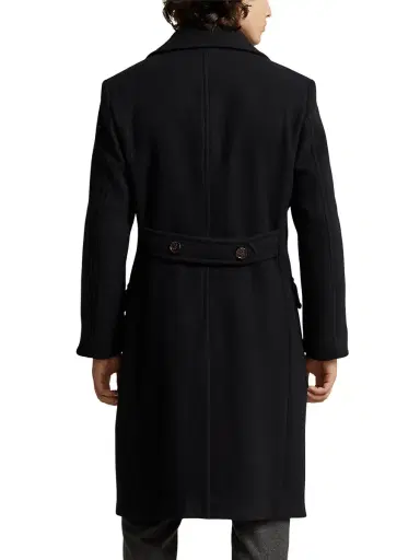 Polo Ralph Lauren Men's Wool Double-Breasted Coat | Thumbnail 3 Polo Ralph Lauren Men's Wool Double-Breasted Coat | Thumbnail 3