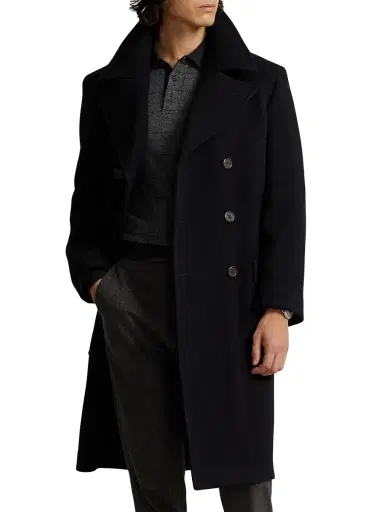 Polo Ralph Lauren Men's Wool Double-Breasted Coat | Thumbnail 6 Polo Ralph Lauren Men's Wool Double-Breasted Coat | Thumbnail 6