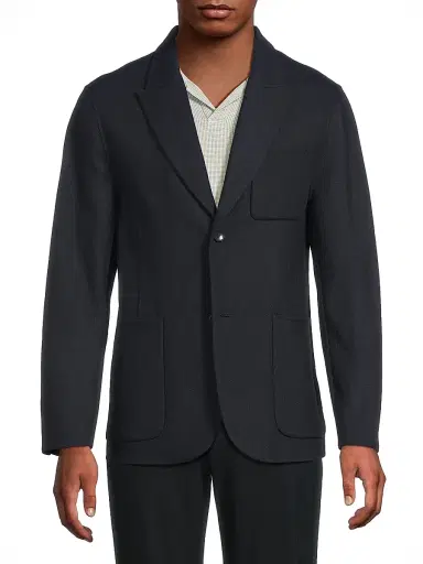 Vince Men's Splittable Wool Blazer - Coastal | Thumbnail 3 Vince Men's Splittable Wool Blazer - Coastal | Thumbnail 3