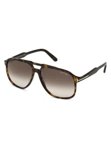 Tom Ford Men's Raoul 62MM Navigator Sunglasses - Dark Havana | Thumbnail 2 Tom Ford Men's Raoul 62MM Navigator Sunglasses - Dark Havana | Thumbnail 2