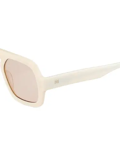 Elisa Johnson Women's Jane 54MM Sunglasses - White Light Brown | Thumbnail 5 Elisa Johnson Women's Jane 54MM Sunglasses - White Light Brown | Thumbnail 5