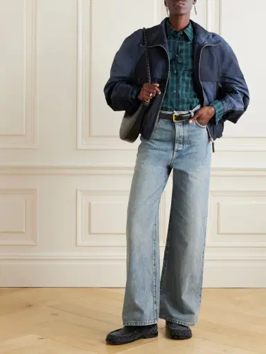 Loewe Asymmetric Checked Cotton-poplin Shirt | Thumbnail 2 Loewe Asymmetric Checked Cotton-poplin Shirt | Thumbnail 2