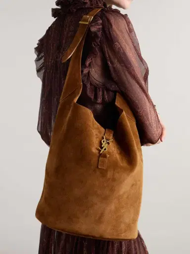 Saint Laurent Le 5 À 7 Suede Shoulder Bag | Thumbnail 2 Saint Laurent Le 5 À 7 Suede Shoulder Bag | Thumbnail 2