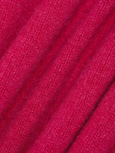 The Elder Statesman Women's Cashmere Knit Short-Sleeve Sweater - Acai | Thumbnail 7 The Elder Statesman Women's Cashmere Knit Short-Sleeve Sweater - Acai | Thumbnail 7