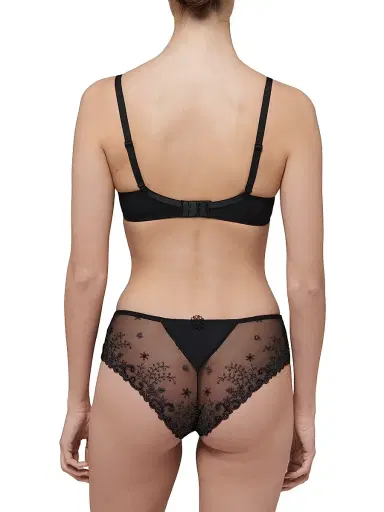Simone Pérèle Women's Delice Sheer Plunge Bra - Gem Black - Size 36B | Thumbnail 4 Simone Pérèle Women's Delice Sheer Plunge Bra - Gem Black - Size 36B | Thumbnail 4