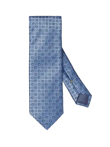 Eton Men's Geometric Woven Silk Tie | Thumbnail 1 Eton Men's Geometric Woven Silk Tie | Thumbnail 1