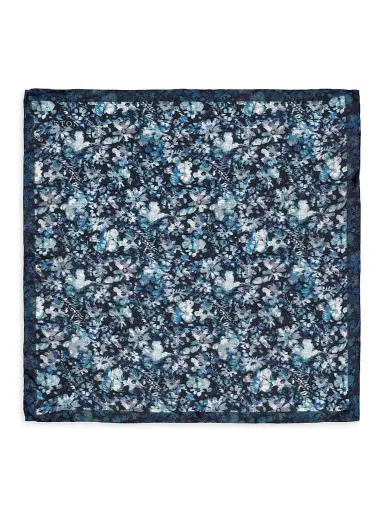 Eton Men's Floral Silk Pocket Square | Thumbnail 2 Eton Men's Floral Silk Pocket Square | Thumbnail 2