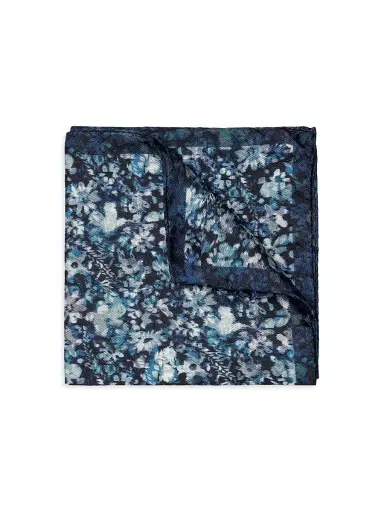 Eton Men's Floral Silk Pocket Square | Thumbnail 1 Eton Men's Floral Silk Pocket Square | Thumbnail 1