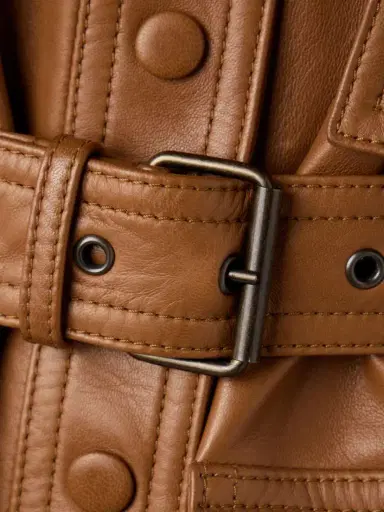 Saint Laurent Belted Leather Jacket | Thumbnail 5 Saint Laurent Belted Leather Jacket | Thumbnail 5
