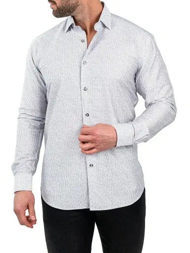 Maceoo Men's Einstein Stretch Shirt - White | Thumbnail 4 Maceoo Men's Einstein Stretch Shirt - White | Thumbnail 4