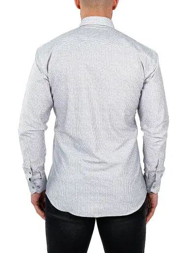 Maceoo Men's Einstein Stretch Shirt - White | Thumbnail 8 Maceoo Men's Einstein Stretch Shirt - White | Thumbnail 8