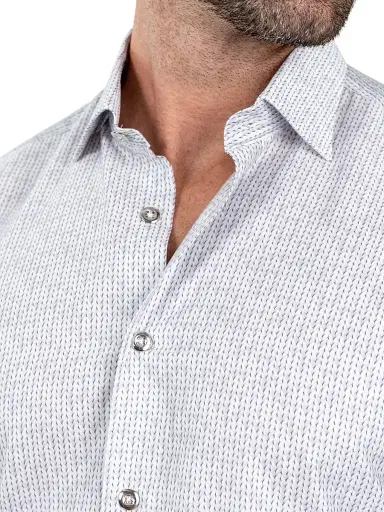 Maceoo Men's Einstein Stretch Shirt - White | Thumbnail 9 Maceoo Men's Einstein Stretch Shirt - White | Thumbnail 9