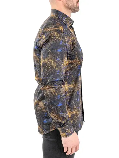 Maceoo Men's Fibonacci Galaxy Shirt - Multicolored | Thumbnail 5 Maceoo Men's Fibonacci Galaxy Shirt - Multicolored | Thumbnail 5