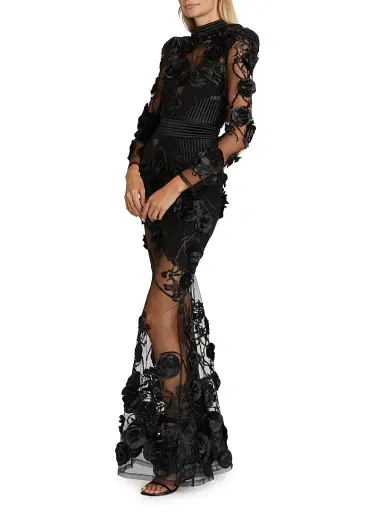 Zhivago Women's One More Kiss Dear Gown - Black | Thumbnail 2 Zhivago Women's One More Kiss Dear Gown - Black | Thumbnail 2