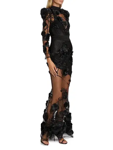 Zhivago Women's One More Kiss Dear Gown - Black | Thumbnail 4 Zhivago Women's One More Kiss Dear Gown - Black | Thumbnail 4