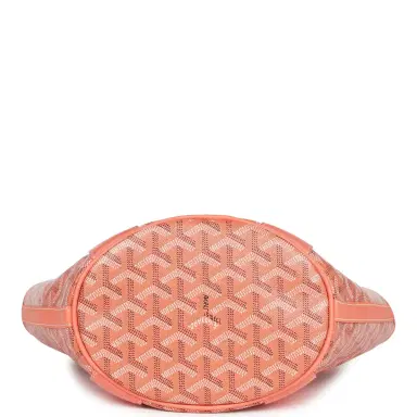 goyard Goyard Goyardine Belharra PM Coral Tote Palladium Hardware | Thumbnail 6 goyard Goyard Goyardine Belharra PM Coral Tote Palladium Hardware | Thumbnail 6