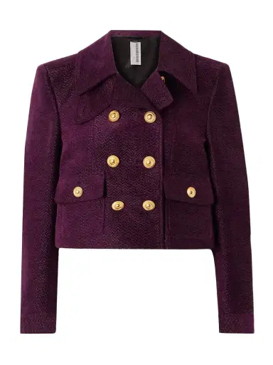 Tom Ford Double-breasted Metallic Tweed Jacket | Thumbnail 1 Tom Ford Double-breasted Metallic Tweed Jacket | Thumbnail 1