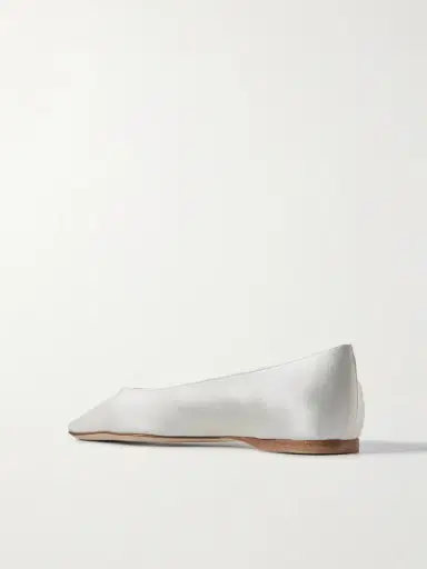 Danielle Frankel Riley Satin Point-toe Ballet Flats | Thumbnail 3 Danielle Frankel Riley Satin Point-toe Ballet Flats | Thumbnail 3