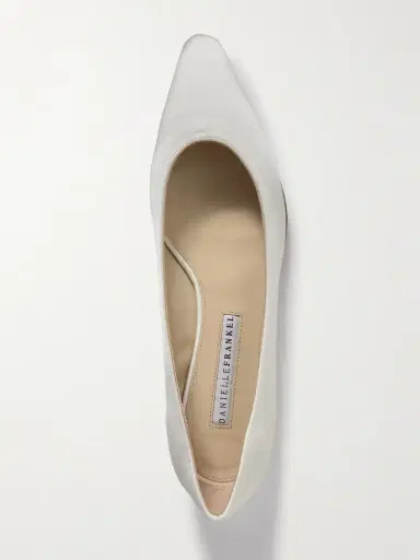 Danielle Frankel Riley Satin Point-toe Ballet Flats | Thumbnail 5 Danielle Frankel Riley Satin Point-toe Ballet Flats | Thumbnail 5