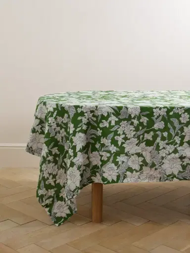 La DoubleJ Large Floral-print Linen Tablecloth | Thumbnail 1 La DoubleJ Large Floral-print Linen Tablecloth | Thumbnail 1